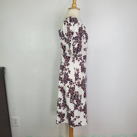 Ophelia Roe Feminine Button Front Midi Dress NEW NWT Size L - Picture 5 of 14